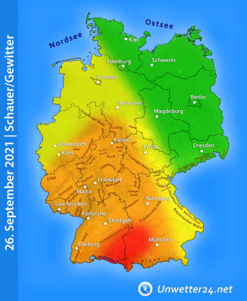 Lokal Unwetter 26. September 2021