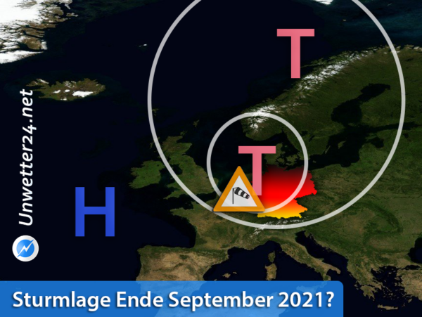 Mögliche Sturmlage 24. September 2021