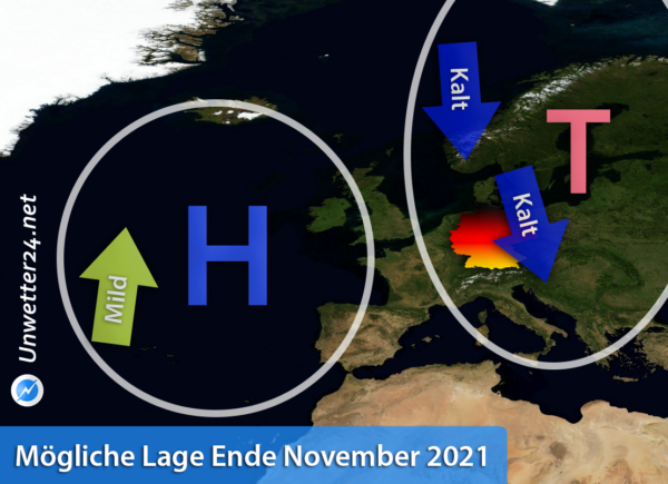 Wintereinbruch Ende November 2021