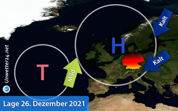 Wetterlage 26. Dezember 2021