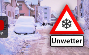 Unwetter durch Schnee 08. und 09. Januar 2022