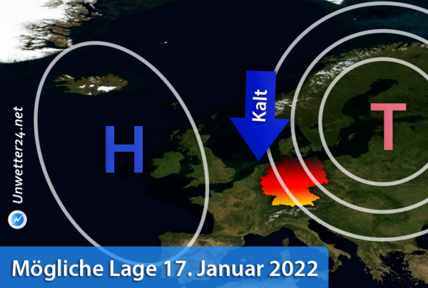 Kaltlufteinbruch 17. Januar 2022