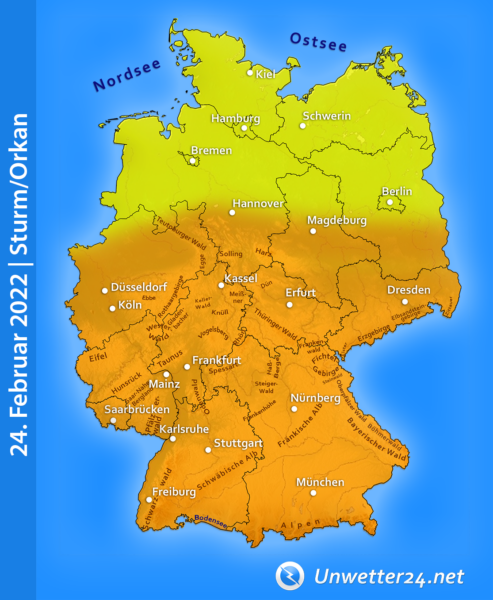 Sturm 24. Februar 2022