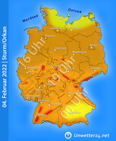 Sturm Queena 04. Februar 2022