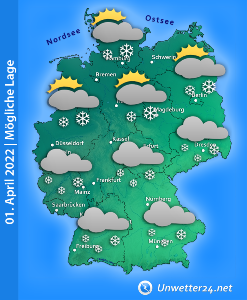 Schnee 01. April 2022