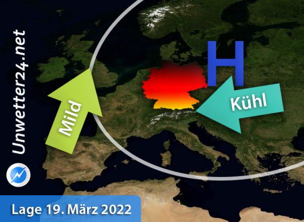 Wetterlage 19. März 2022