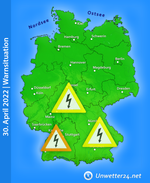 Gewitter am 30. April 2022