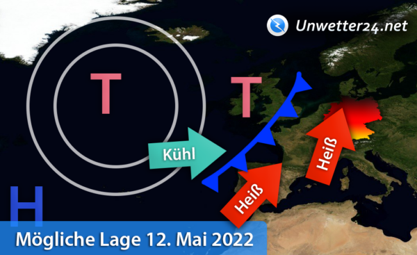 Mögliche Gewitterlage 12. Mai 2022