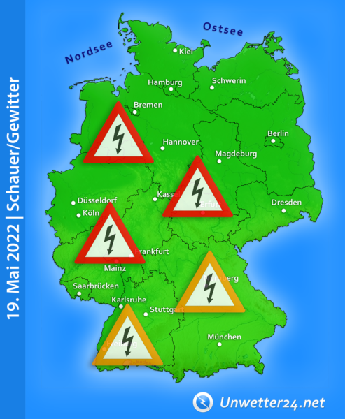 Unwetterlage 19. Mai 2022