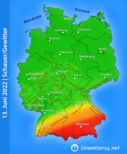 Gewitter 13. Juni 2022