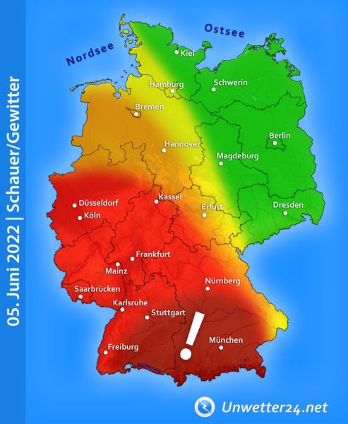 Schwere Unwetter Pfingstsonntag 2022