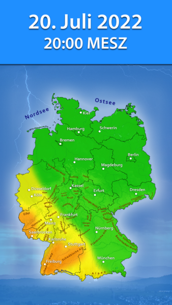 Gewitter 20. Juli 2022 20 Uhr