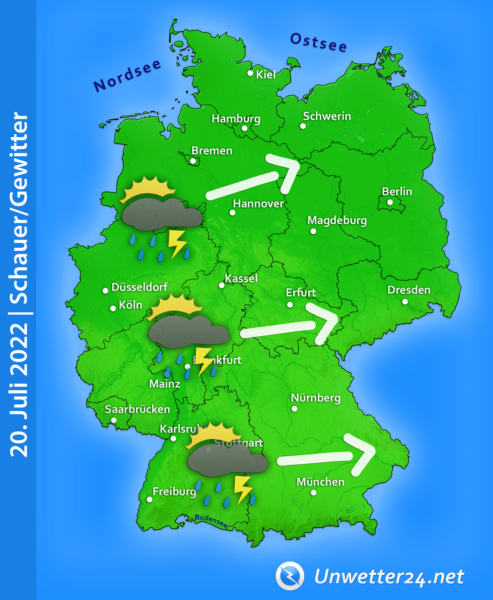 Gewitter 20. Juli 2022