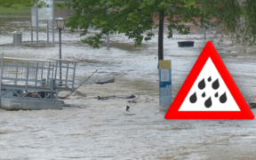 Hochwasser Mitte August 2022