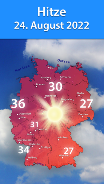 Mögliche Wetterlage 24. August 2022