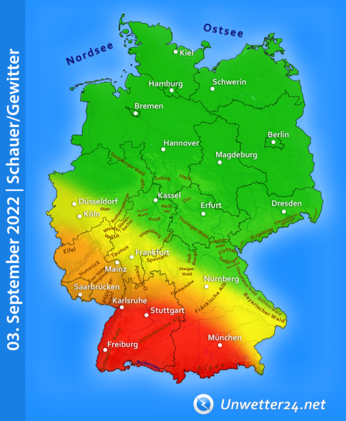 Gewitter am 03. September 2022