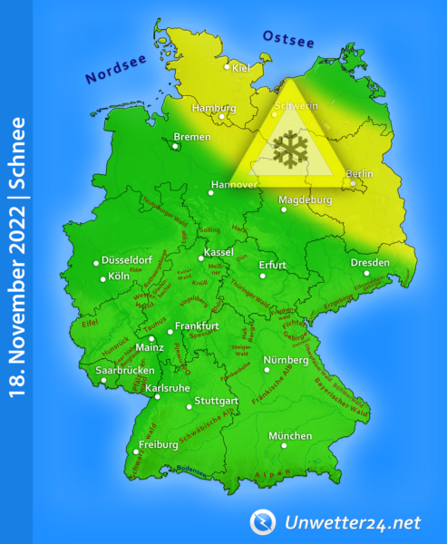 Neuschnee Mitte November 2022