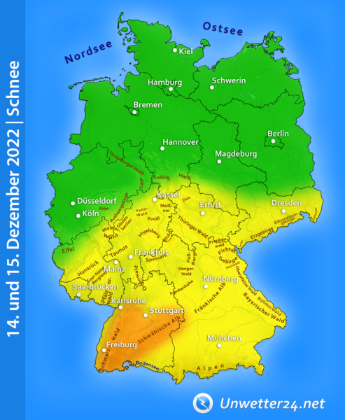 Neuschnee 14. und 15. Dezember 2022