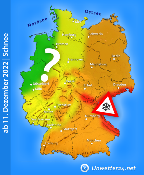 Viel Neuschnee ab 11. Dezember 2022