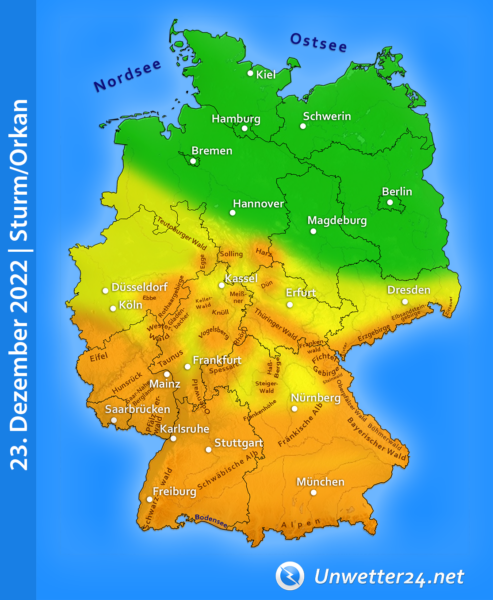 Sturm 23. Dezember 2022