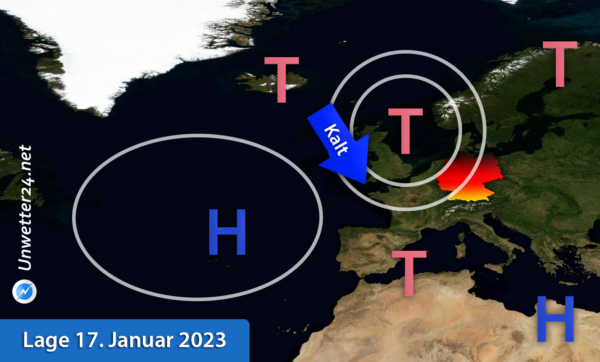 Kaltlufteinbruch Mitte Januar 2023