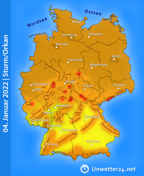 Sturm Axel 04. Januar 2023