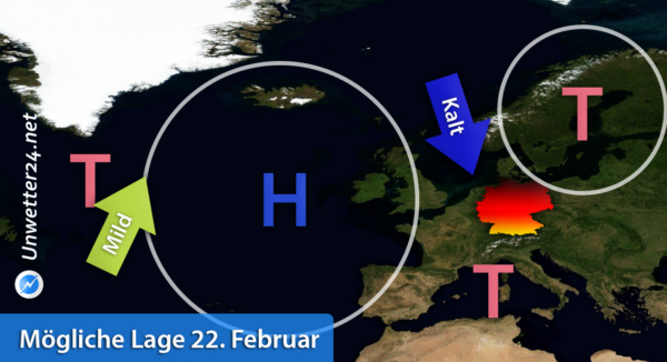 Kaltlufteinbruch 22. Februar 2023