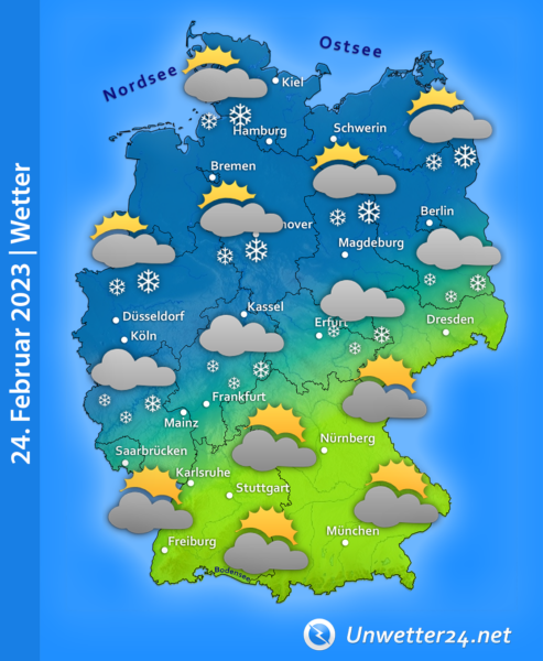 Kaltlufteinbruch 24. Februar 2023