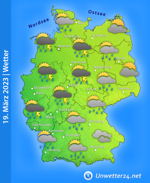 Gewitter 18. und 19. März 2023