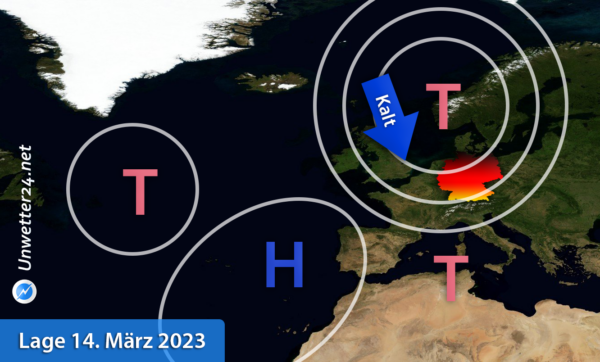 Kaltlufteinbruch 14. März 2023