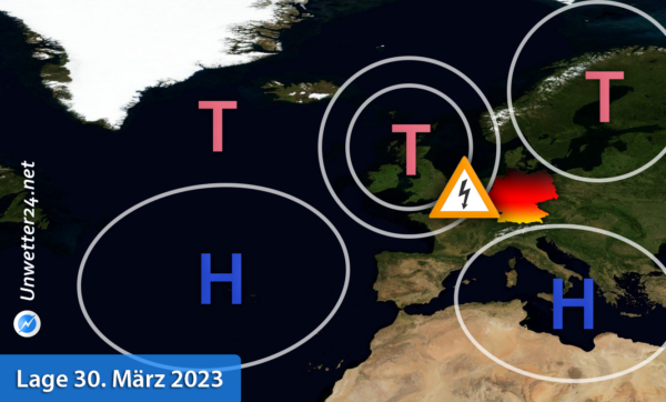 Stürmische Phase ab 29. März 2023
