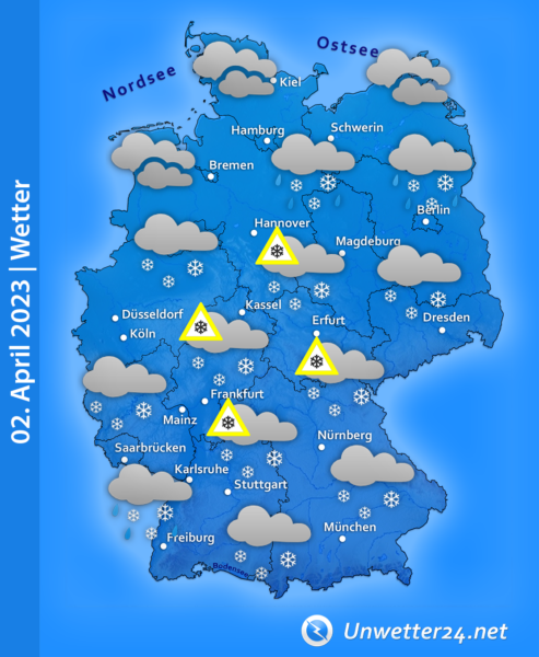 Wintereinbruch 02. April 2023