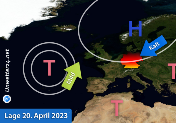 Kalte Luft Ende April 2023