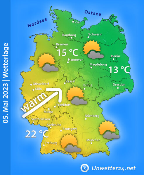 Warme Lage 05. Mai 2023