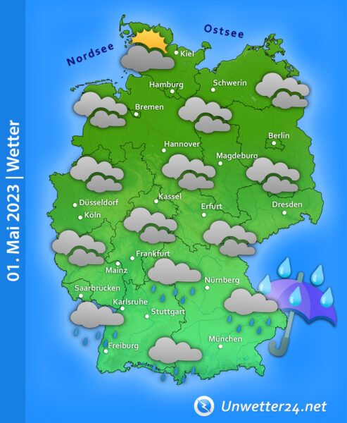 Wetter 1. Mai 2023