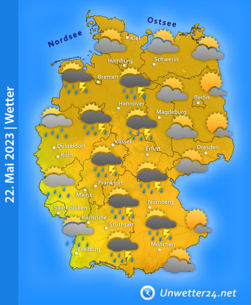 Gewitter am 22. Mai 2023