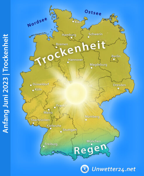 Trockenheit Anfang Juni 2023