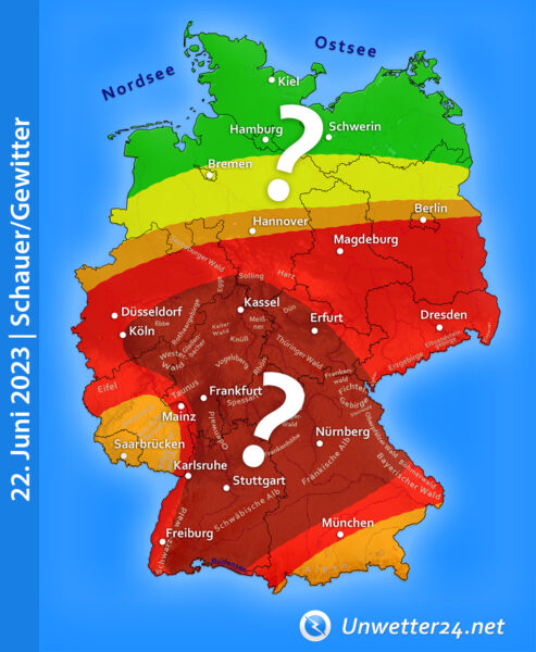 Schwere Unwetter am 22. Juni 2023