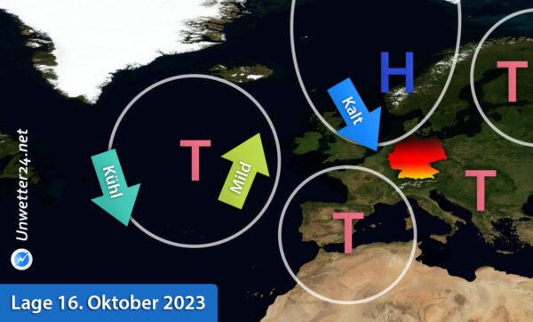 Kaltlufteinbruch Mitte Oktober 2023