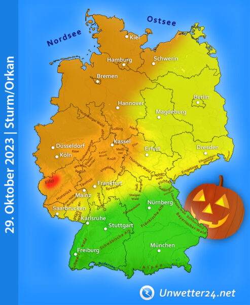 Sturm 29. Oktober 2023