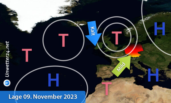 Stürmische Phase November 2023