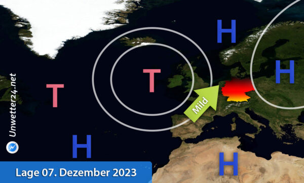 Tauwetter Anfang Dezember 2023