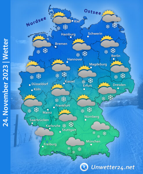 Wintereinbruch 24. November 2023