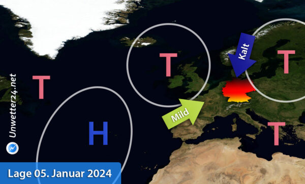 Kaltlufteinbruch 05. Januar 2024