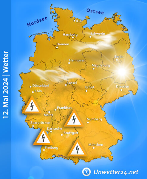 Gewitter am 12. Mai 2024