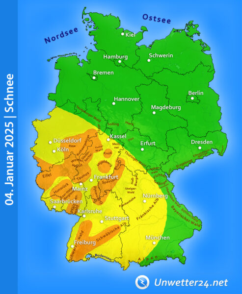 Neuschnee 04. Januar 2025