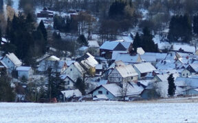 Schnee Mitte Februar 2025