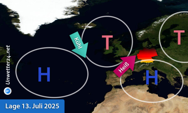 Neue extreme Hitzewelle Mitte Juli 2025