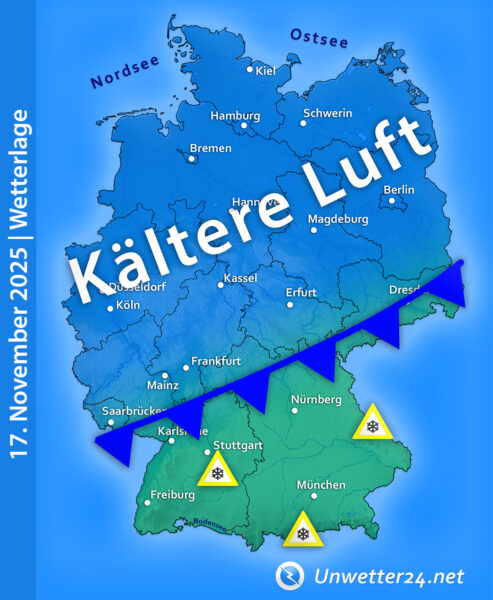 Erster Kaltlufteinbruch November 2025