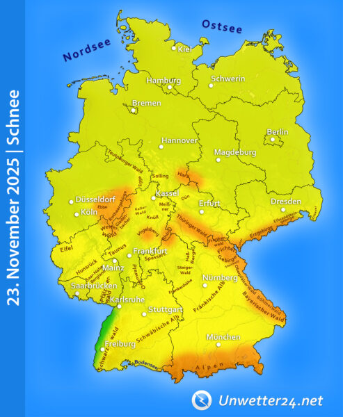 Neuschnee 23. November 2025